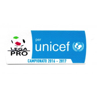 2016-17 PATCH UFFICIALE LEGA PRO UNICEF