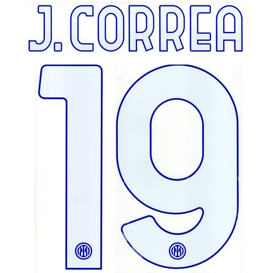 2021-22 INTER NAME SET HOME CORREA 19
