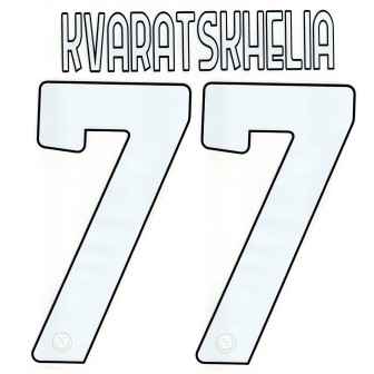 2022-23 NAPOLI HOME NAMESET KVARATSKHELIA 77