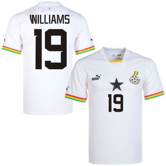 2022-23 GHANA MAGLIA HOME SHIRT PUMA WILLIAMS 19 - XL