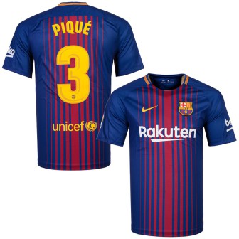 2017-18 FC BARCELONA MAGLIA HOME SHIRT PIQUE' 3 - L - (new with tags)