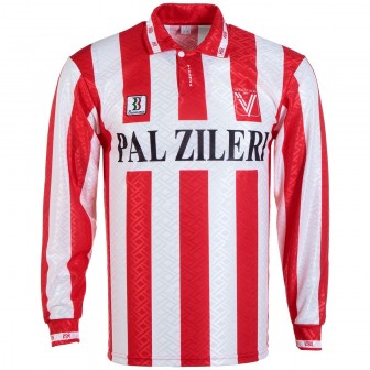 1995-96 VICENZA CALCIO MAGLIA HOME L/S SHIRT BIEMME - M - (new without tags)