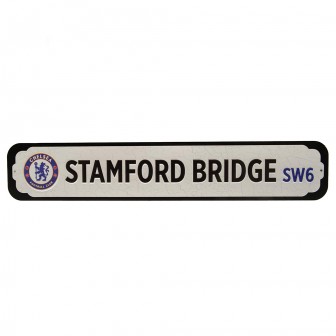 CHELSEA FC " STAMFORD BRIDGE" TARGA IN METALLO