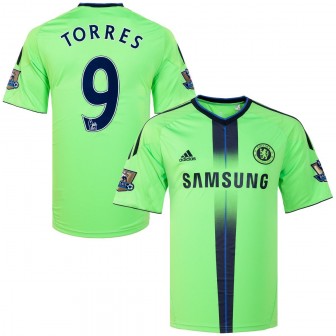 2010-11 CHELSEA FC MAGLIA THIRD SHIRT TORRES 9 - LARGE