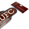 WEST HAM UNITED FC TARGA RETRO IN METALLO