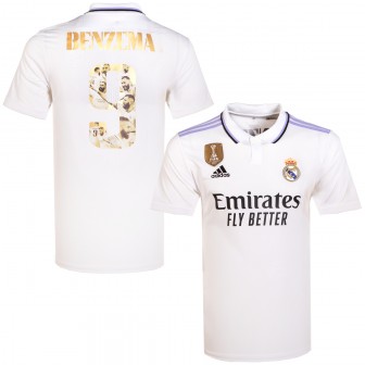 2022-23 REAL MADRID HOME SPECIAL SHIRT (BALLON D' OR) BENZEMA 9 - LARGE