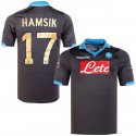 2011-12 NAPOLI AWAY CL SHIRT MACRON HAMSIK 17 - LARGE