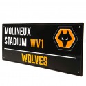 WOLVES FC "MOLINEUX STADIUM" TARGA IN METALLO