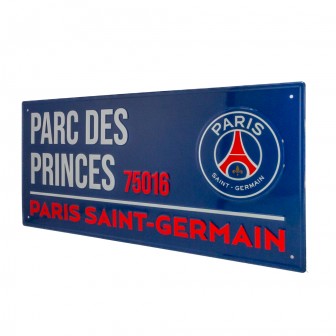 PARIS SAINT GERMAIN FC METAL STREET SIGN