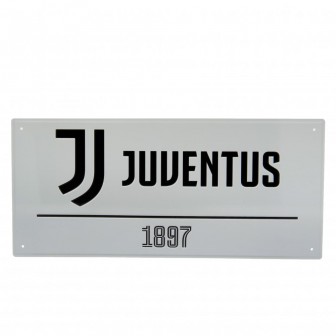 JUVENTUS FC METAL SIGN STREET