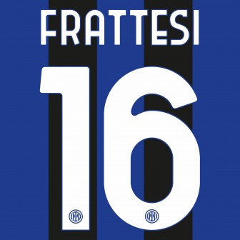 2023-24 INTER OFFICIAL AWAY NAMESET FRATTESI 16