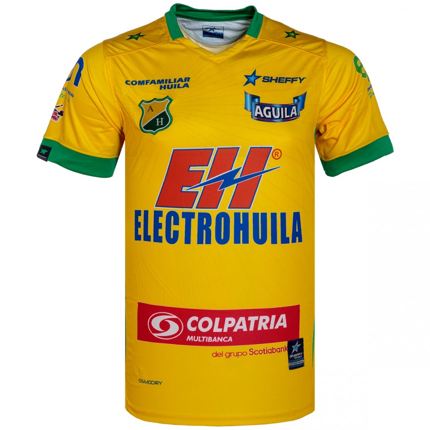 SHEFFY - 2014 ATLETICO HUILA (COLOMBIA) HOME SHIRT - LARGE