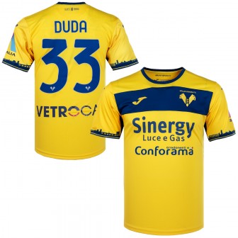 2023-2024 HELLAS VERONA FC AWAY SHIRT JOMA DUDA 33