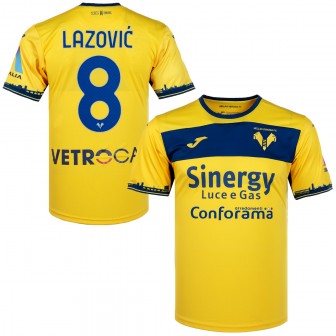2023-2024 HELLAS VERONA FC AWAY SHIRT JOMA LAZOVIC 8