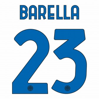 2023-24 INTER OFFICIAL AWAY NAMESET BARELLA 23