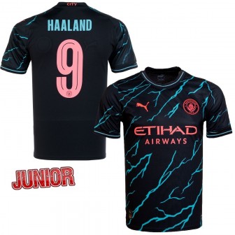 2023-24 MANCHESTER CITY MAGLIA HOME BAMBINO HAALAND 9