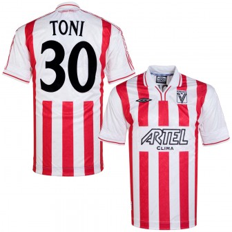 UMBRO - 2000-01 VICENZA HOME SHIRT TONI 9 - XL (new with tags)