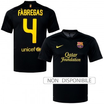 2011-12 FC BARCELONA AWAY SHIRT FABREGAS 4 - M (new with tags)