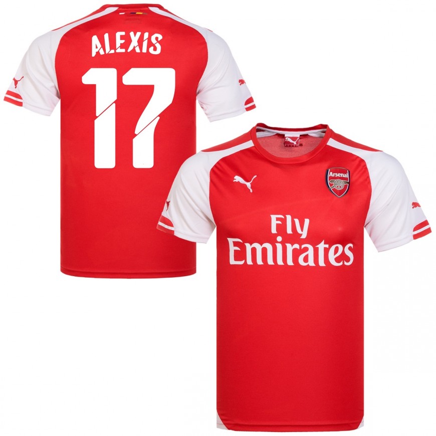 2014-15 ARSENAL HOME SHIRT ALEXIS 17 - M (new without tags)