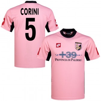 LOTTO - 2004-05 PALERMO HOME SHIRT CORINI 5 - L (new without tags)
