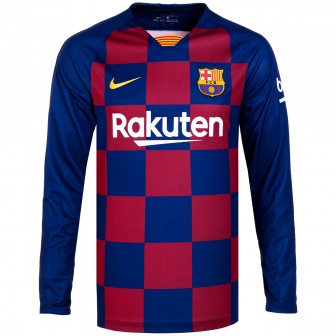 NIKE - 2019-20  FC BARCELONA HOME L/S SHIRT - L (new with tags)