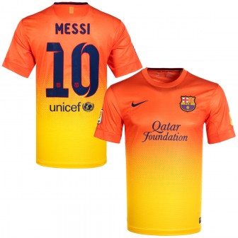 2012-13  FC BARCELONA AWAY SHIRT NIKE MESSI 10 - L (new without tags)