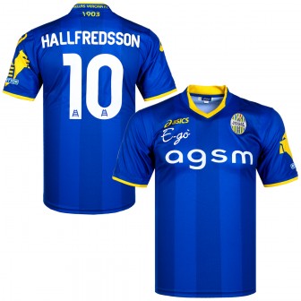 ASICS - 2012-13 HELLAS VERONA HOME SHIRT HALLFREDSSON 10 -  L (new without tags)