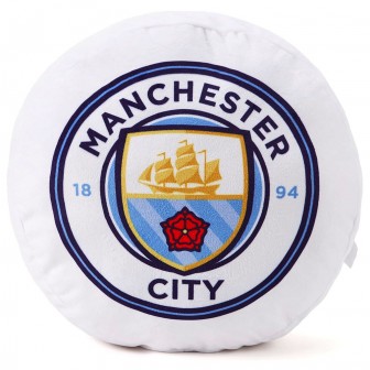 MANCHESTER CITY FC CREST CUSHION