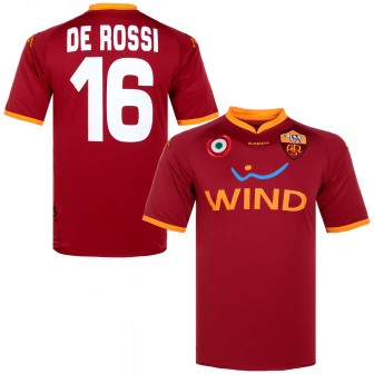 2007-08 AS ROMA HOME SHIRT DE ROSSI 16 - L - (new with tags)