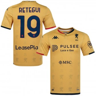 kappa - 2023-24 genoa third shirt retegui 19 (M)