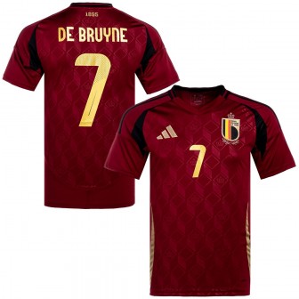 ADIDAS - 2024-25 BELGIUM HOME SHIRT DE BRUYNE 7