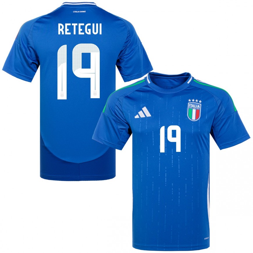 ADIDAS - 2024-25 ITALY FIGC HOME SHIRT SCAMACCA 9