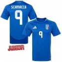 ADIDAS - 2024-25 ITALY FIGC HOME SHIRT KIDS SCAMACCA 9