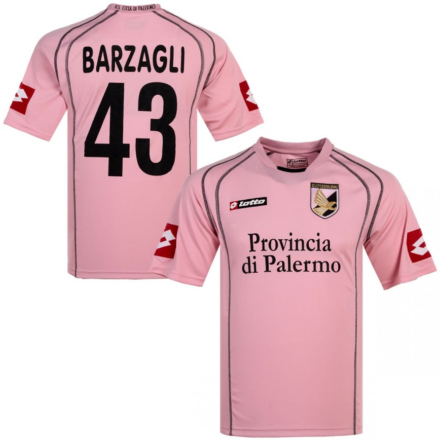 LOTTO - 2005-06 PALERMO HOME SHIRT BARZAGLI 43 (L) new with tags