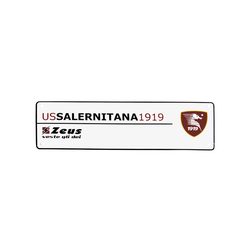 SALERNITANA TARGA IN METALLO