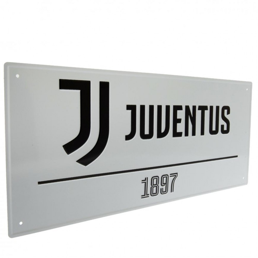 JUVENTUS FC TARGA IN METALLO