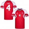 hummel - 2023-24 Denmark home shirt Kjær 4 (L)
