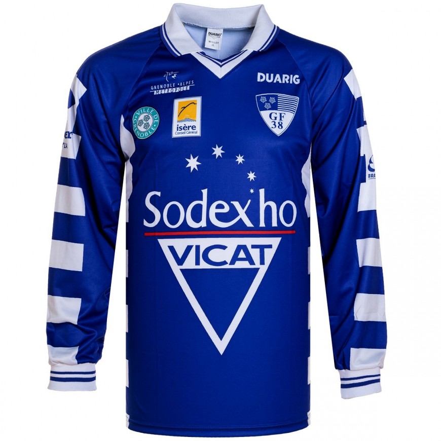 duarig - 1999-00 grenoble home l/s shirt (XL) new with tags