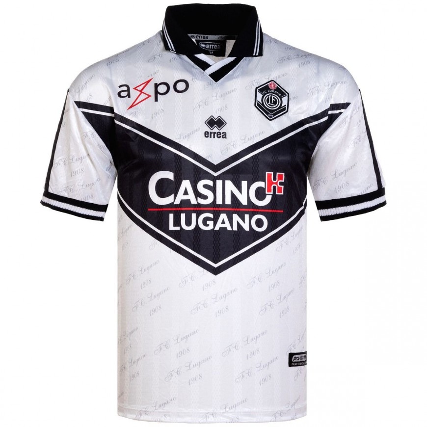 errea - 1999-00 lugano home shirt (M) 10/10