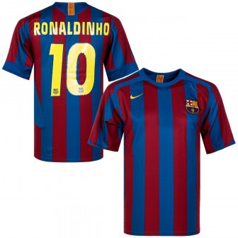 nike 2004-05 fc barcelona away shirt ronaldinho 10 (M) 10/10
