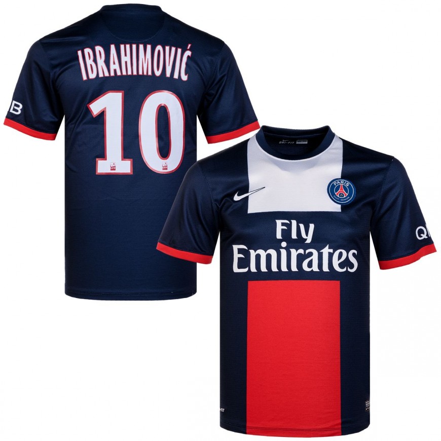 nike 2013-14 Paris saint-germain home shirt ibrahimovic 9 (M) 10/10