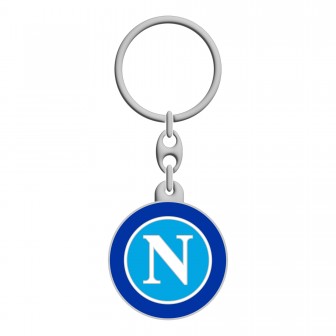 ssc napoli portachiavi in metallo smaltato