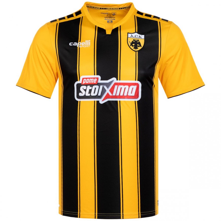 capelli - 2018-19 aek athens home shirt (M)