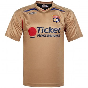 umbro - 2007-08 olympique lyonnais away shirt (L)  new with tags
