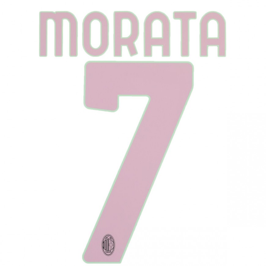 2024-25 MILAN OFFICIAL THIRD NAMESET MORATA 7