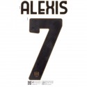 2024-25 UDINESE OFFICIAL HOME/AWAY NAMESET ALEXIS 7