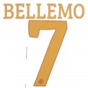 2024-25 SAMPDORIA OFFICIAL AWAY NAMESET BELLEMO 7