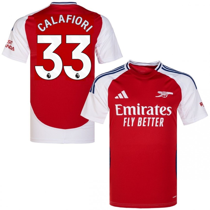 adidas - 2024-25 Arsenal home Shirt calafiori 33