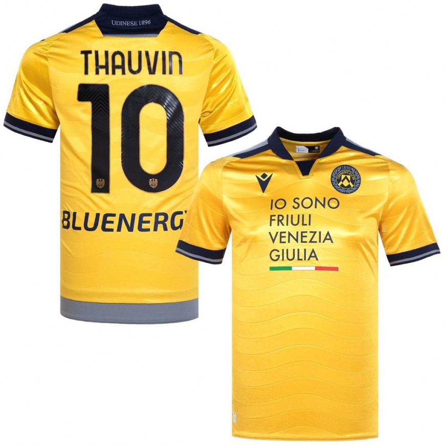 macron - 2023-24 udinese away shirt thauvin 10