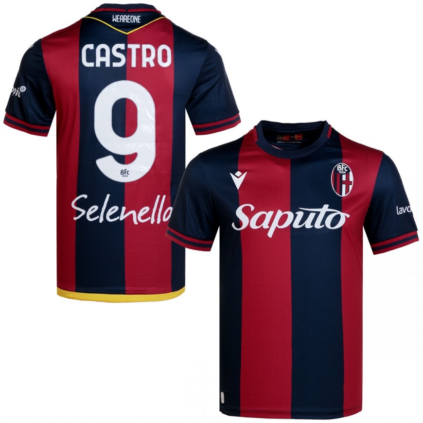 macron - 2024-25 bologna home shirt castro 9